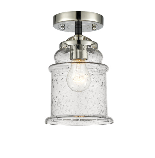 Innovations - 284-1C-BPN-G184 - One Light Semi-Flush Mount - Nouveau - Black Polished Nickel