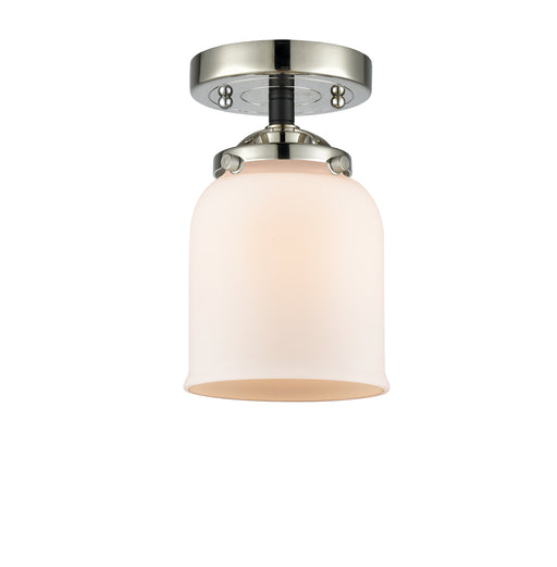 Innovations - 284-1C-BPN-G51 - One Light Semi-Flush Mount - Nouveau - Black Polished Nickel