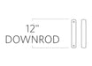Monte Carlo - DR12DWZ - Downrod - Dark Weathered Zinc