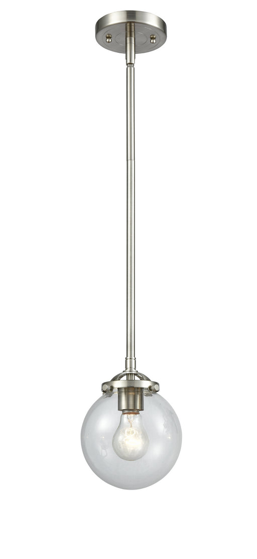 Innovations - 284-1S-SN-G202-6 - One Light Mini Pendant - Nouveau - Brushed Satin Nickel
