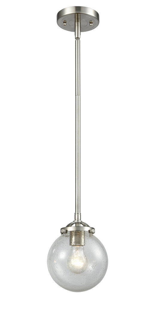 Innovations - 284-1S-SN-G204-6 - One Light Mini Pendant - Nouveau - Brushed Satin Nickel