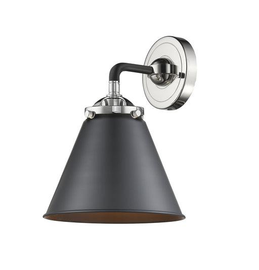 Innovations - 284-1W-BPN-M13-BK-LED - LED Wall Sconce - Nouveau - Black Polished Nickel