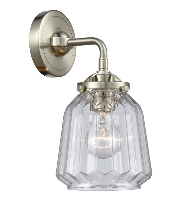 Innovations - 284-1W-SN-G142 - One Light Wall Sconce - Nouveau - Brushed Satin Nickel
