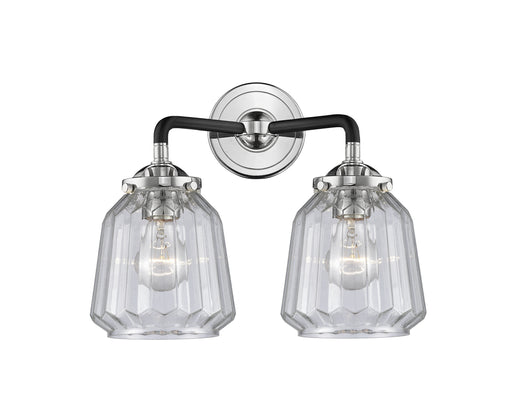 Innovations - 284-2W-BPN-G142 - Two Light Bath Vanity - Nouveau - Black Polished Nickel