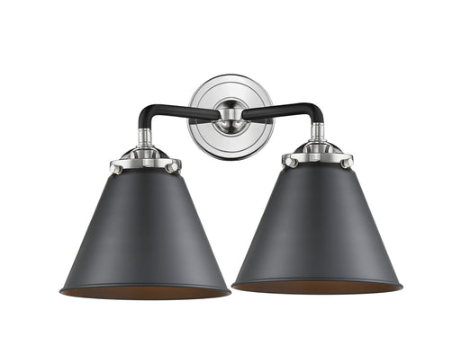 Innovations - 284-2W-BPN-M13-BK - Two Light Bath Vanity - Nouveau - Black Polished Nickel