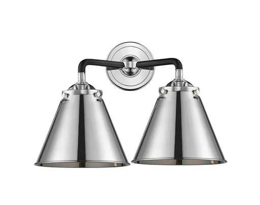 Innovations - 284-2W-BPN-M13-PN - Two Light Bath Vanity - Nouveau - Black Polished Nickel