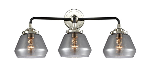 Innovations - 284-3W-BPN-G173 - Three Light Bath Vanity - Nouveau - Black Polished Nickel