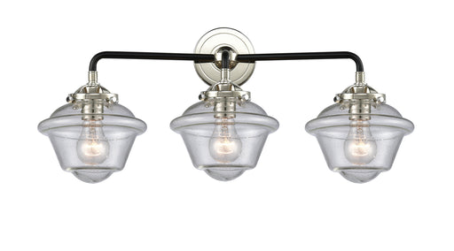 Innovations - 284-3W-BPN-G534 - Three Light Bath Vanity - Nouveau - Black Polished Nickel