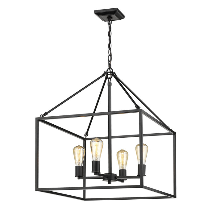 Wesson Chandelier-Foyer/Hall Lanterns-Golden-Lighting Design Store