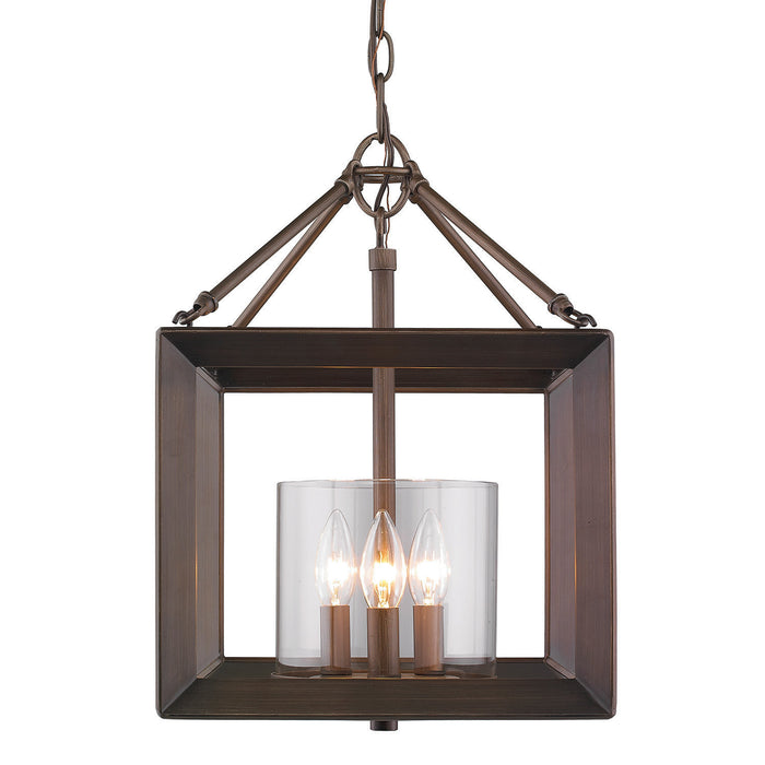 Smyth Mini Chandelier-Foyer/Hall Lanterns-Golden-Lighting Design Store