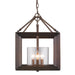 Smyth Mini Chandelier-Foyer/Hall Lanterns-Golden-Lighting Design Store