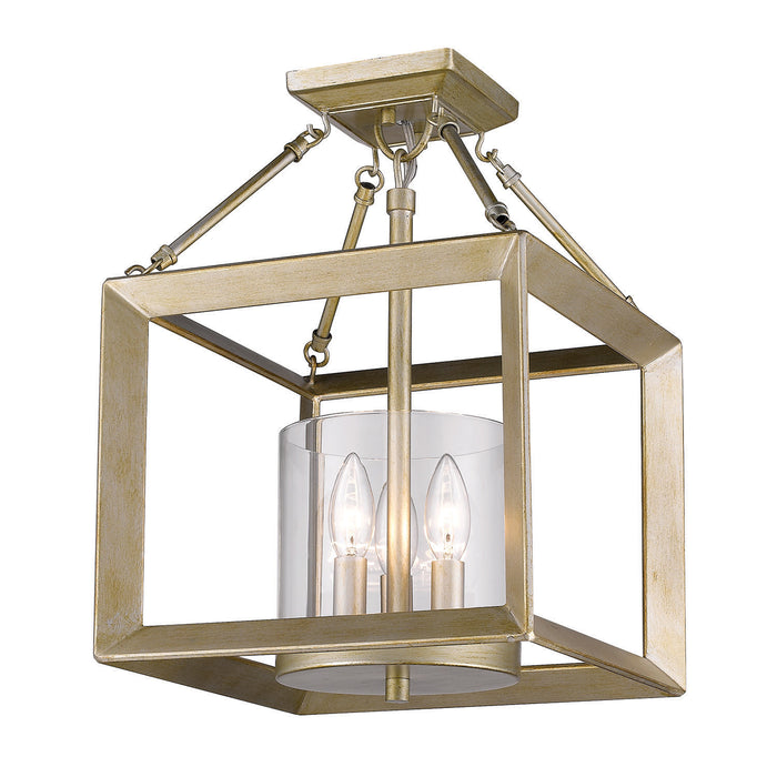 Smyth WG Mini Chandelier-Foyer/Hall Lanterns-Golden-Lighting Design Store