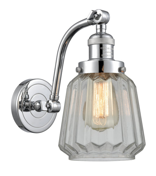 Innovations - 515-1W-PC-G142 - One Light Wall Sconce - Franklin Restoration - Polished Chrome