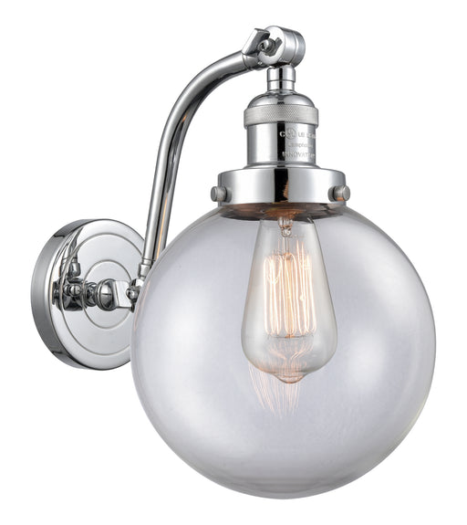 Innovations - 515-1W-PC-G202-8 - One Light Wall Sconce - Franklin Restoration - Polished Chrome