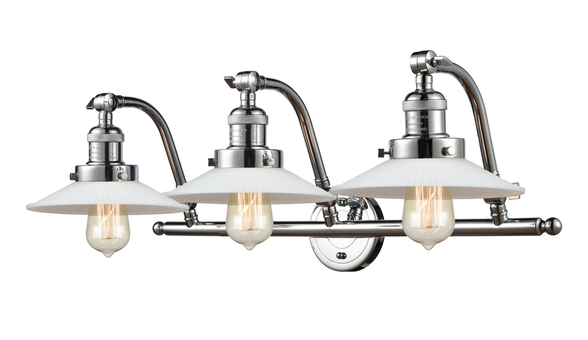 Innovations - 515-3W-PC-G1 - Three Light Bath Vanity - Franklin Restoration - Polished Chrome