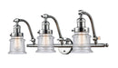 Innovations - 515-3W-PC-G184S - Three Light Bath Vanity - Franklin Restoration - Polished Chrome