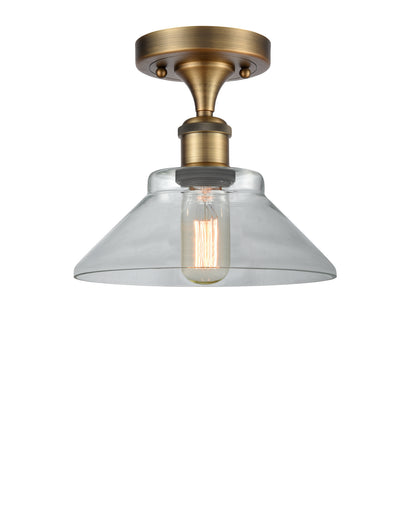 One Light Semi-Flush Mount