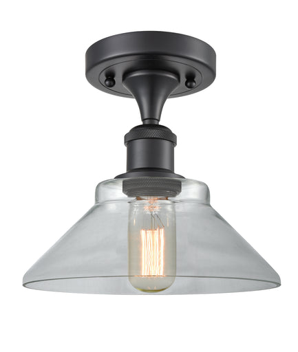 One Light Semi-Flush Mount