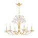 Hudson Valley - 4430-AGB - Six Light Chandelier - Beaumont - Aged Brass