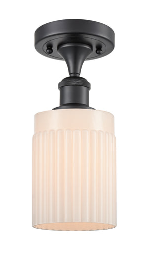 One Light Semi-Flush Mount