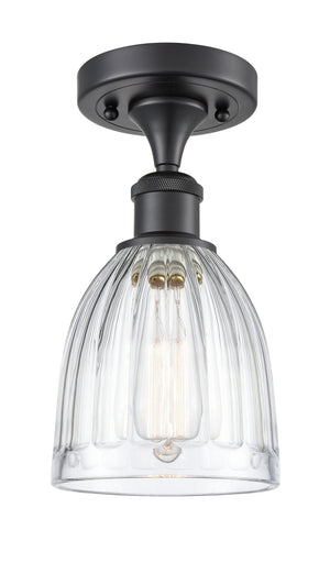 Ballston One Light Semi-Flush Mount Matte Black