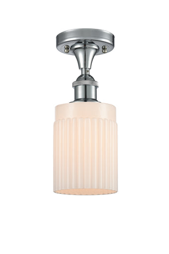 Ballston One Light Semi-Flush Mount Polished Chrome