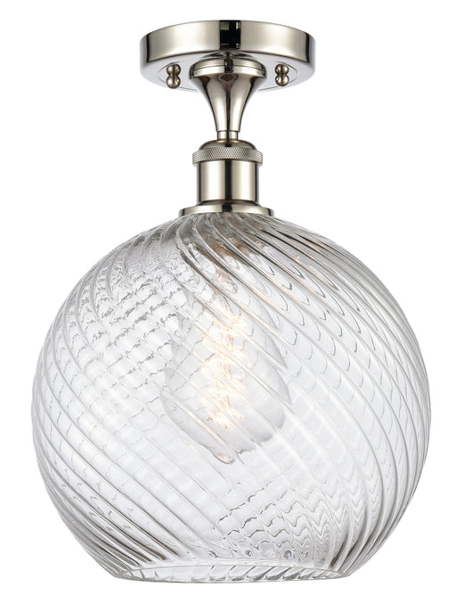 Innovations - 516-1C-PN-G1214-10 - One Light Semi-Flush Mount - Ballston - Polished Nickel