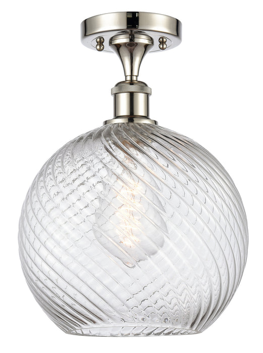 Innovations - 516-1C-PN-G1214-10 - One Light Semi-Flush Mount - Ballston - Polished Nickel