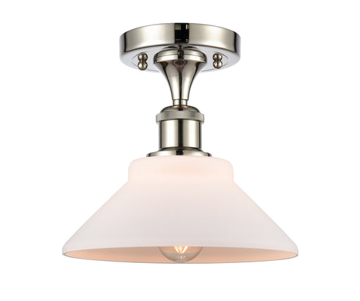 Innovations - 516-1C-PN-G131 - One Light Semi-Flush Mount - Ballston - Polished Nickel