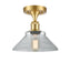 Innovations - 516-1C-SG-G132 - One Light Semi-Flush Mount - Ballston - Satin Gold