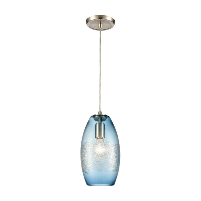 Elk Lighting - 30210/1 - One Light Mini Pendant - Ebbtide - Satin Nickel