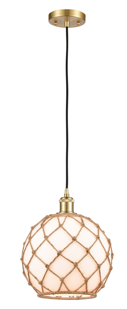 Innovations - 516-1P-SG-G121-10RB - One Light Mini Pendant - Ballston - Satin Gold