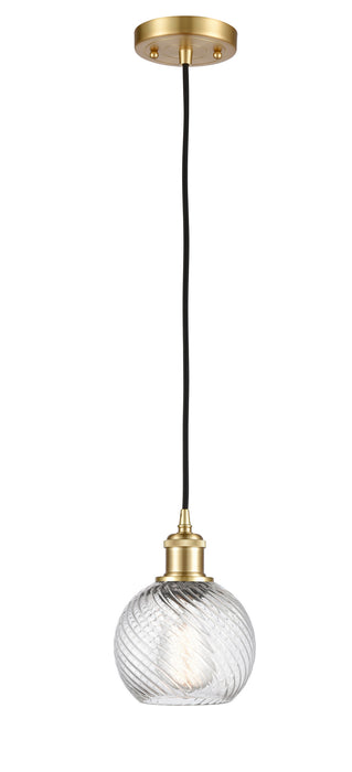 Innovations - 516-1P-SG-G1214-6 - One Light Mini Pendant - Ballston - Satin Gold