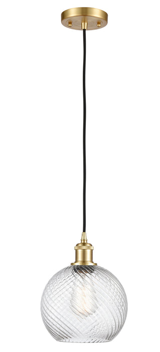 Innovations - 516-1P-SG-G1214-8 - One Light Mini Pendant - Ballston - Satin Gold