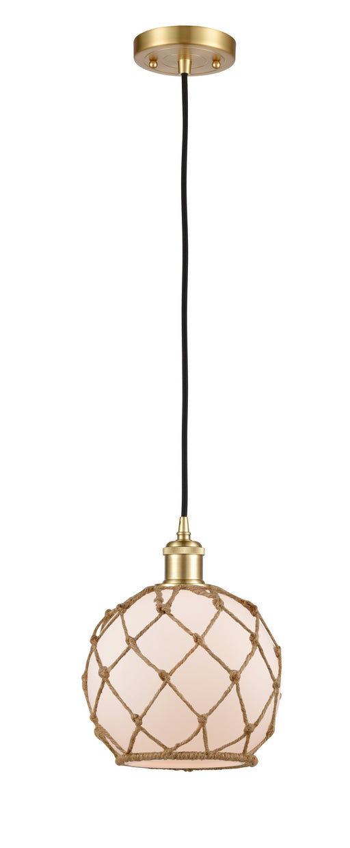 Innovations - 516-1P-SG-G121-8RB - One Light Mini Pendant - Ballston - Satin Gold