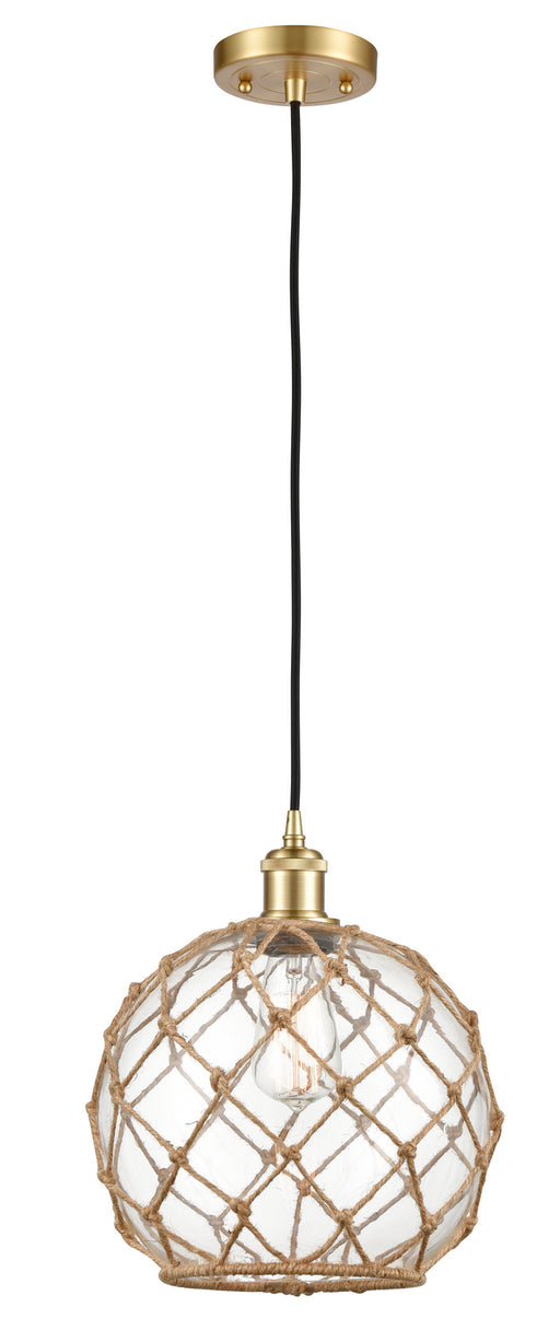 Innovations - 516-1P-SG-G122-10RB - One Light Mini Pendant - Ballston - Satin Gold