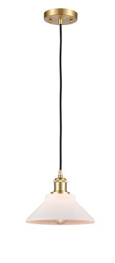 Ballston One Light Mini Pendant Satin Gold