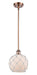 Innovations - 516-1S-AC-G121-8RW - One Light Mini Pendant - Ballston - Antique Copper
