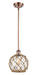 Innovations - 516-1S-AC-G122-8RB - One Light Mini Pendant - Ballston - Antique Copper