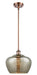 Innovations - 516-1S-AC-G96-L - One Light Mini Pendant - Ballston - Antique Copper