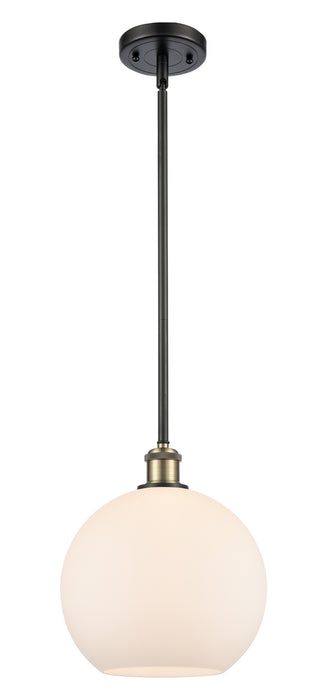 Innovations - 516-1S-BAB-G121-10 - One Light Mini Pendant - Ballston - Black Antique Brass