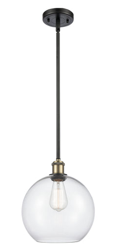 Ballston One Light Mini Pendant Black Antique Brass
