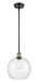 Innovations - 516-1S-BAB-G124-10 - One Light Mini Pendant - Ballston - Black Antique Brass