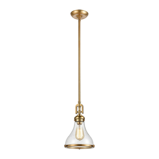 Elk Lighting - 57370/1 - One Light Mini Pendant - Rutherford - Satin Brass