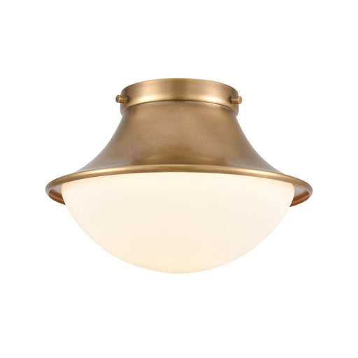 Elk Lighting - 89125/1 - One Light Flush Mount - Matterhorn - Natural Brass