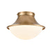 Elk Lighting - 89125/1 - One Light Flush Mount - Matterhorn - Natural Brass