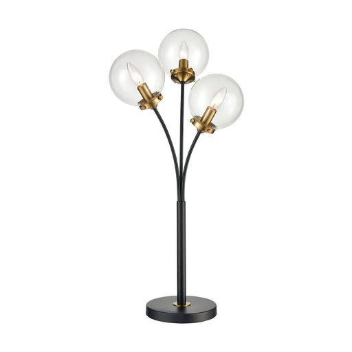 Elk Home - D4482 - LED Table Lamp - Boudreaux - Burnished Brass, Matte Black, Clear, Matte Black, Clear
