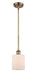 Innovations - 516-1S-BB-G111 - One Light Mini Pendant - Ballston - Brushed Brass