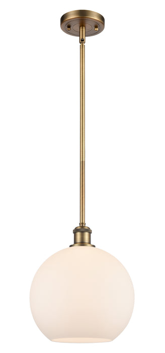 Innovations - 516-1S-BB-G121-10 - One Light Mini Pendant - Ballston - Brushed Brass