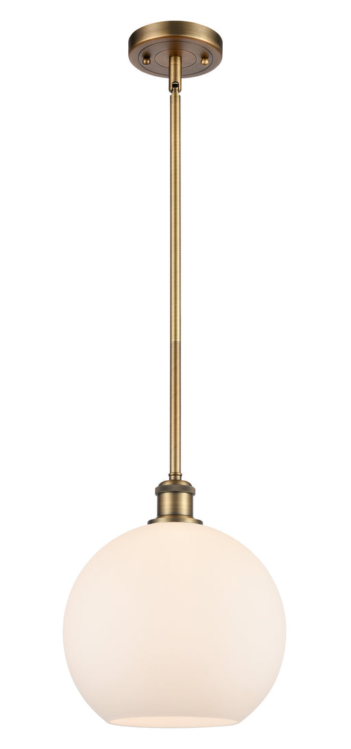 Innovations - 516-1S-BB-G121-10 - One Light Mini Pendant - Ballston - Brushed Brass